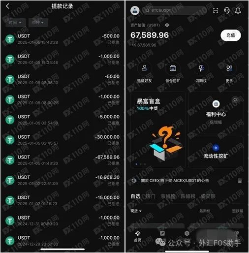 曝光：CEEX交易所出金难，投资者近50万被冻结！(2)