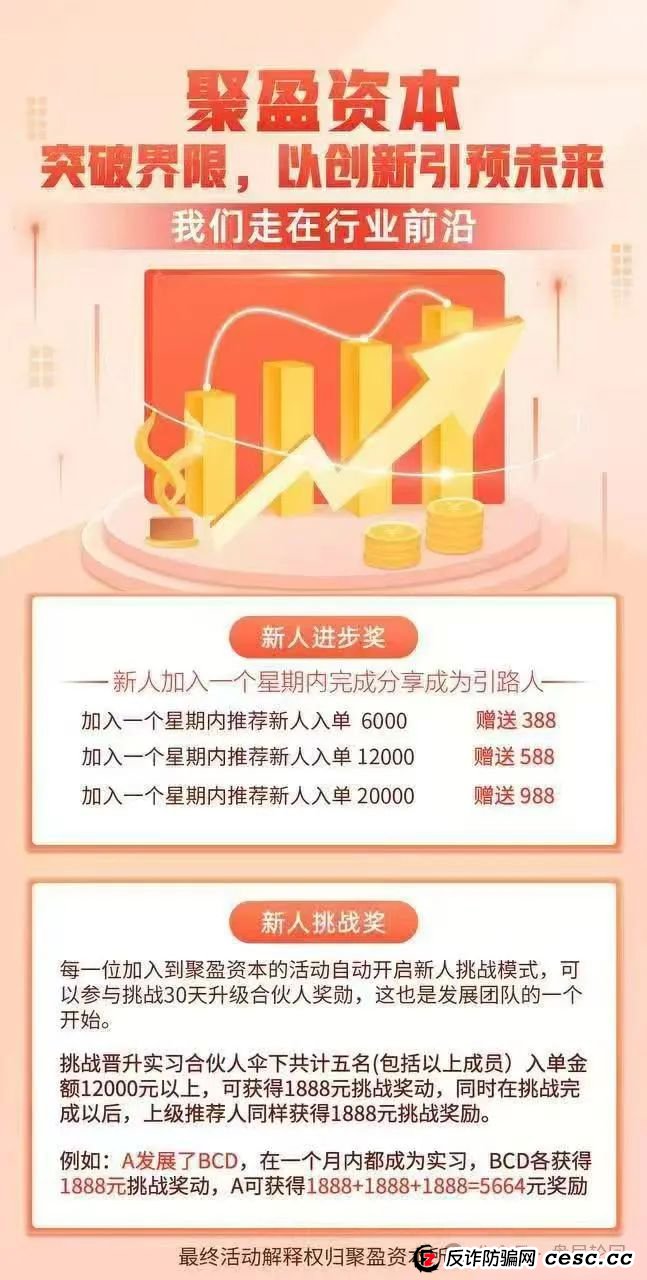 【聚盈资本】又一个套牌股票跟单类资金盘骗局，典型的一轮圈韭菜盘，看见一定要远离！