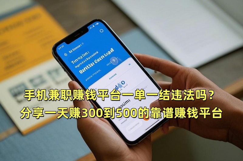 手机兼职赚米平台一单一结违法吗？分享一天赚300到500的靠谱赚米平台