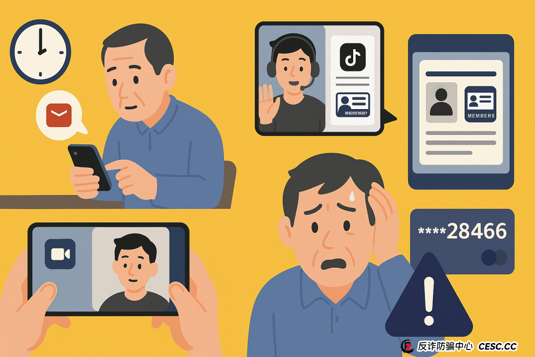 【反诈知识】“取消抖音会员”是骗局！这类人成诈骗新目标