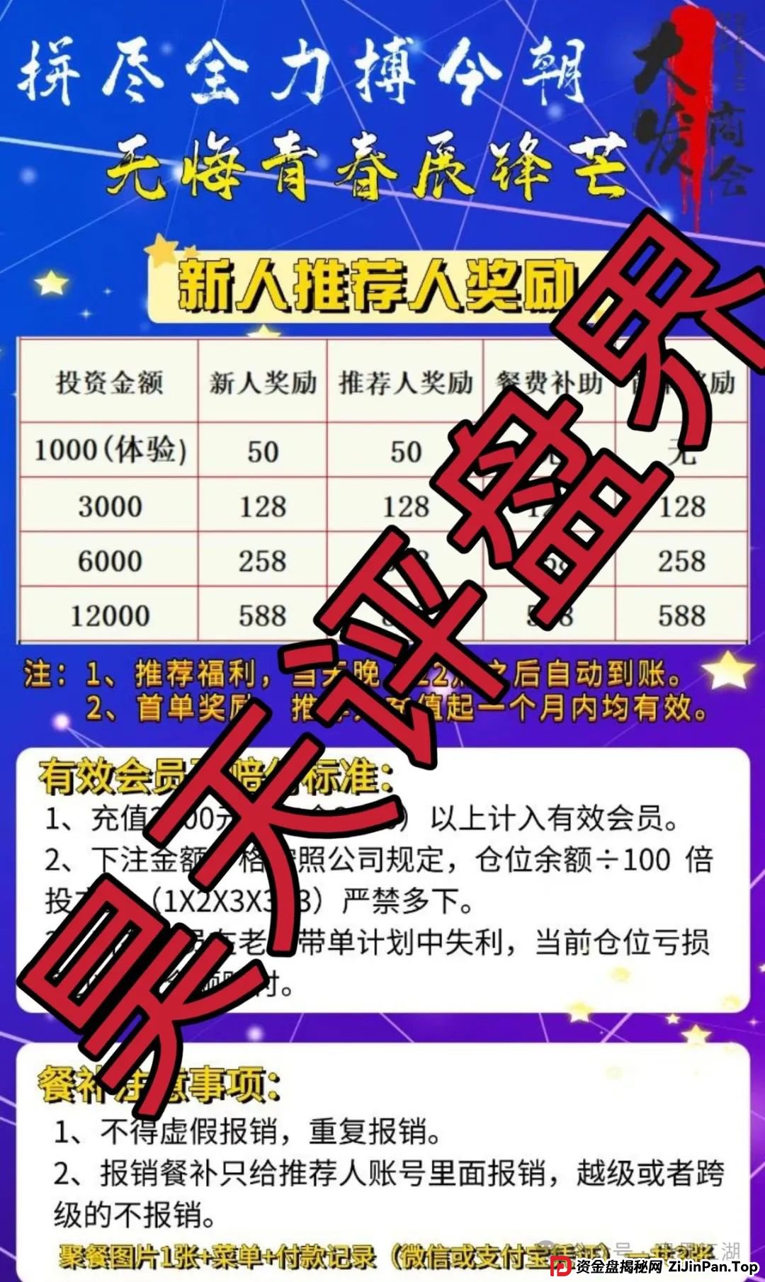 大发商会彩票类资金盘骗局,刚开盘就开始单割,典型的一轮圈韭菜盘,高度预警! 大发商会彩票类资金盘骗局,刚开盘就开始单割,典型的一轮圈韭菜盘,高度预警!