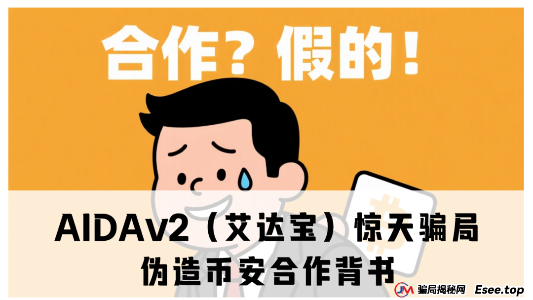 曝光 | AIDAv2(艾达宝)惊天资金盘骗局:伪造币安合作背书,用户资金被项目方“空手套白狼”! 曝光 | AIDAv2(艾达宝)惊天资金盘骗局:伪造币安合作背书,用户资金被项目方“空手套白狼”!
