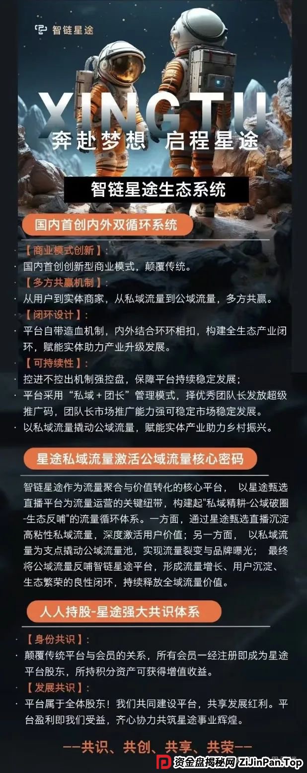 曝光【智链星途】的资金盘骗局,采用爬墙模式,开盘5个月左右之前一直不温不火,中间清退了几波人! 曝光【智链星途】的资金盘骗局,采用爬墙模式,开盘5个月左右之前一直不温不火,中间清退了几波人!