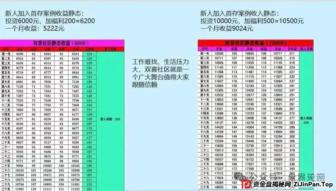 【双喜社区】天帝带你扒皮彩票资金盘套路