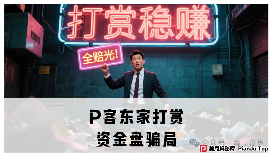 P客东家打赏:震哥带你扒开这个披着“共享经济”外衣的资金盘骗局 P客东家打赏:震哥带你扒开这个披着“共享经济”外衣的资金盘骗局