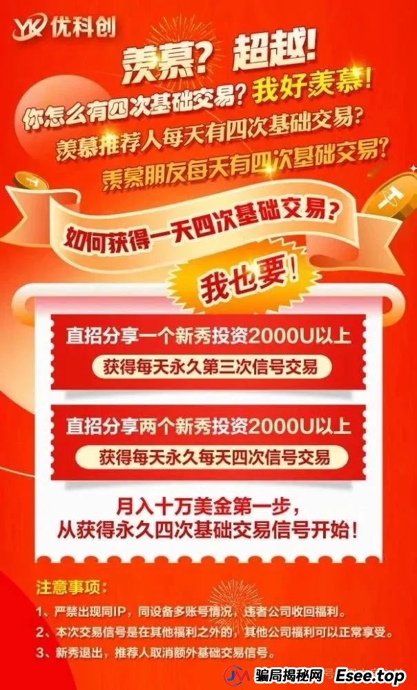 曝光 | 优科创(利鼎交易所)跟单类资金盘骗局,背后不为人知的事,注意警惕。 曝光 | 优科创(利鼎交易所)跟单类资金盘骗局,背后不为人知的事,注意警惕。