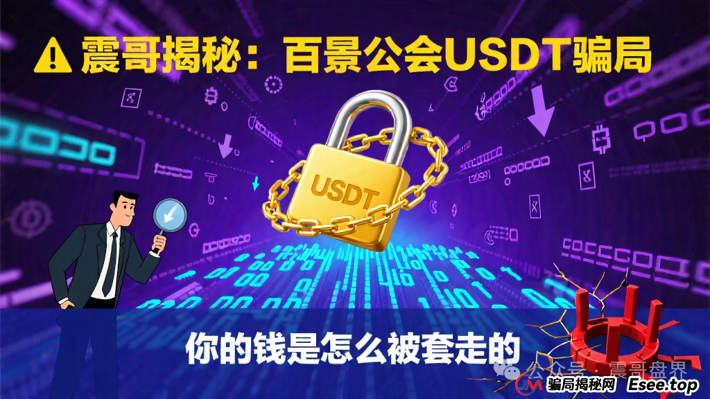 震哥揭秘：百景公会USDT骗局，你的钱是怎么被套走的