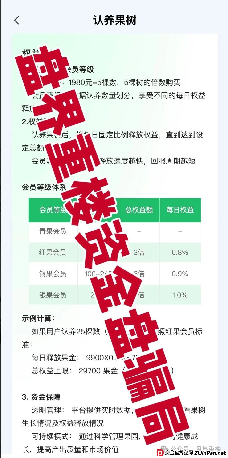 兴攀农场资金盘骗局,操盘手圈钱过亿,高度预警,即将崩盘跑路! 兴攀农场资金盘骗局,操盘手圈钱过亿,高度预警,即将崩盘跑路!