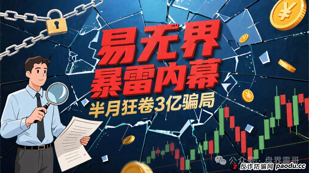 易无界暴雷内幕:震哥带你扒皮这个半月狂卷3亿的骗局! 易无界暴雷内幕:震哥带你扒皮这个半月狂卷3亿的骗局!