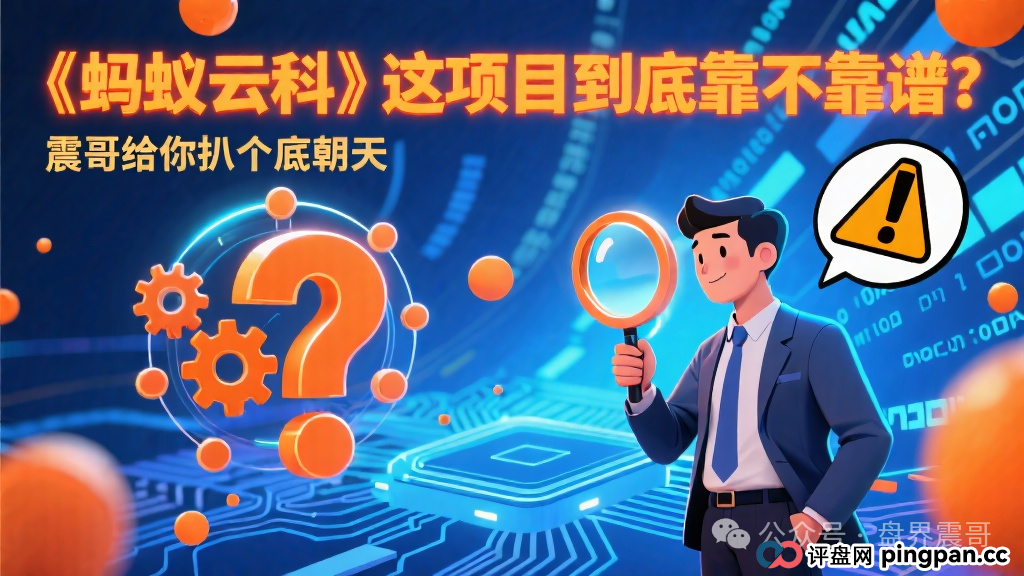 《蚂蚁云科》这项目到底靠不靠谱？震哥给你扒个底朝天