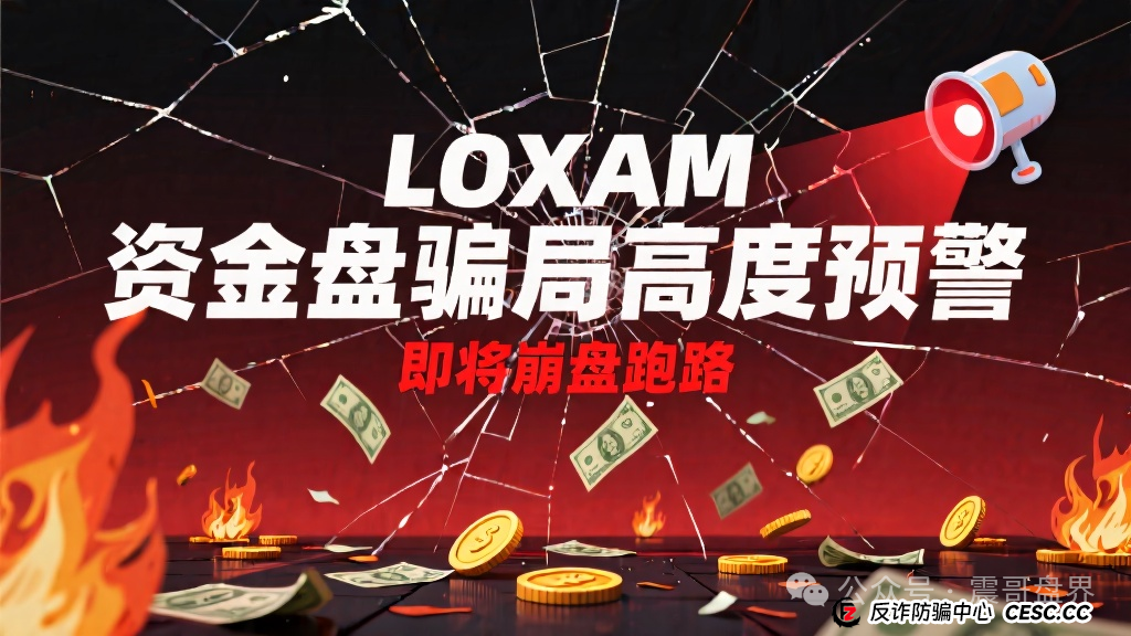 LOXAM资金盘骗局高度预警,即将崩盘跑路