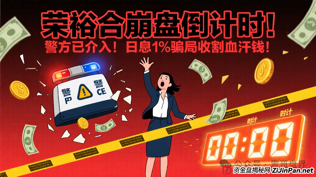 荣裕合崩盘倒计时!警方已介入,日息1%的骗局正在收割你的血汗钱!