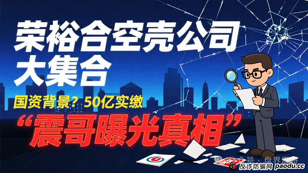 荣裕合最新消息:荣裕合空壳公司大集合,国资背景?50亿实缴,震哥曝光真相
