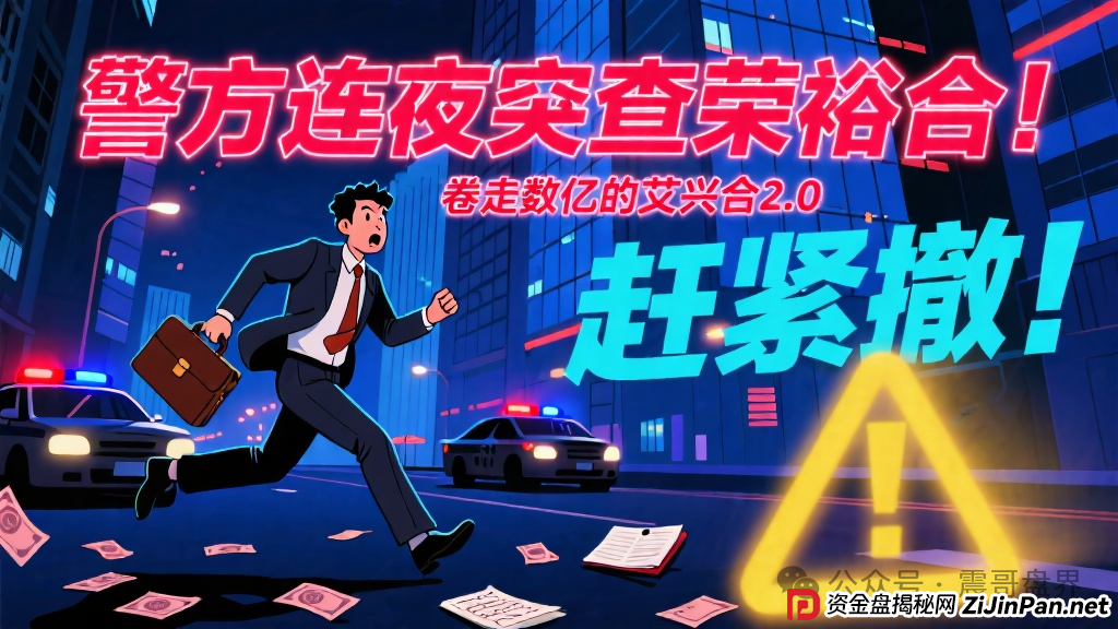警方连夜突查荣裕合!卷走数亿的艾兴合2.0,赶紧撤!