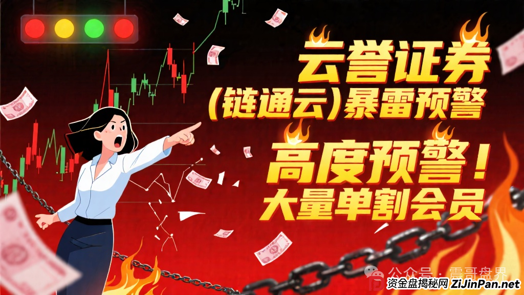 云誉证券(链通云)暴雷预警,高度预警,大量单割会员 云誉证券(链通云)暴雷预警,高度预警,大量单割会员