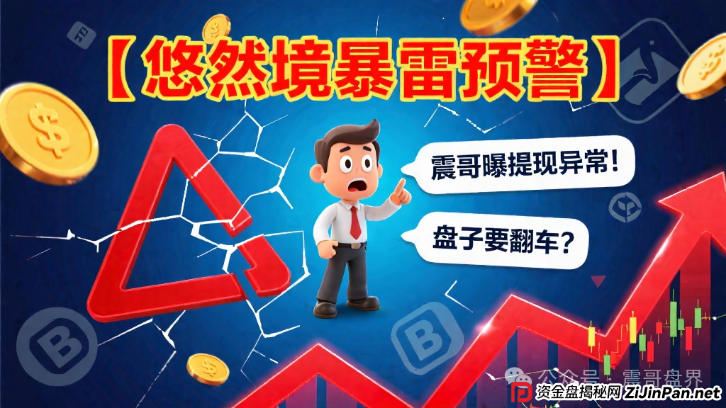 【悠然境暴雷预警】震哥曝提现异常!盘子要翻车? 【悠然境暴雷预警】震哥曝提现异常!盘子要翻车?