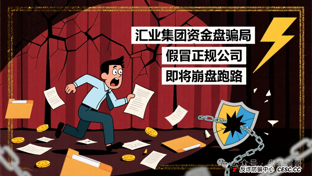 “滙业集团”资金盘骗局，假冒正规公司，即将崩盘跑路