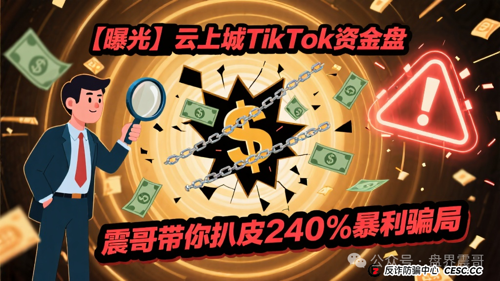 【曝光】云上城TikTok资金盘:震哥带你扒皮240%暴利骗局 【曝光】云上城TikTok资金盘:震哥带你扒皮240%暴利骗局