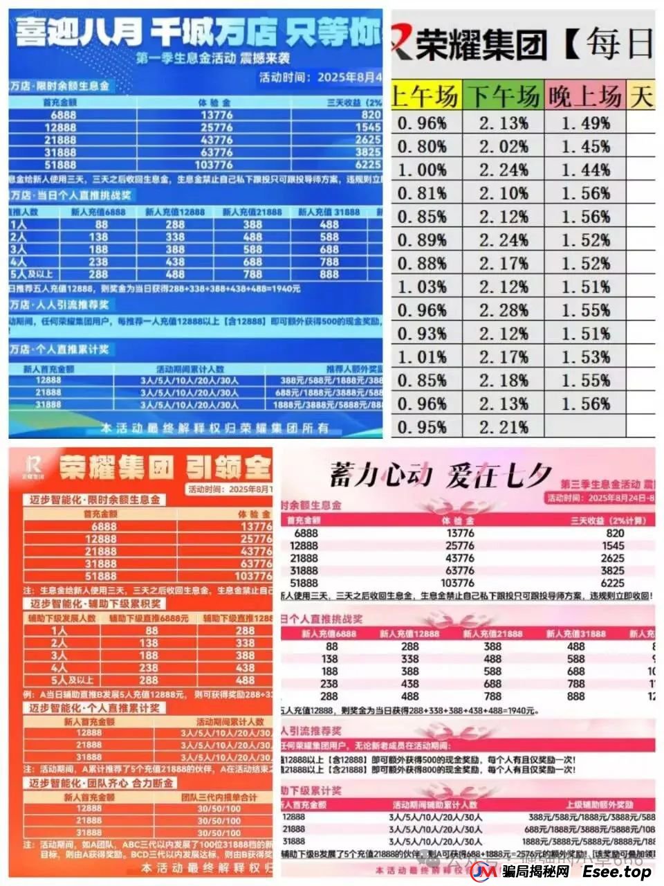 【紧急预警】“荣耀集团”开始单割会员!千万元级骗局即将崩盘,速撤! 【紧急预警】“荣耀集团”开始单割会员!千万元级骗局即将崩盘,速撤!