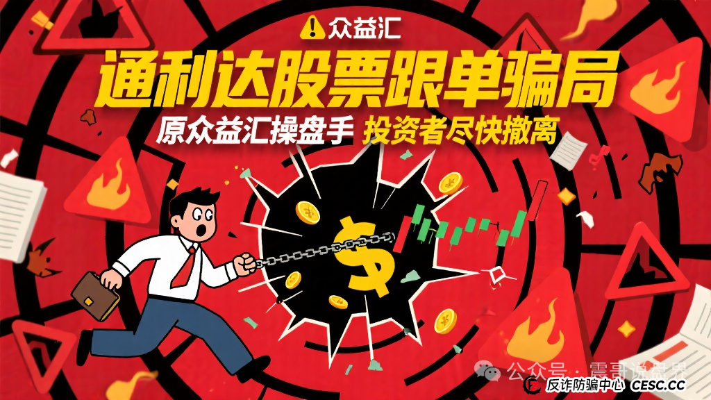 通利达股票跟单一轮圈资金盘骗局，原众益汇操盘，尽快撤离