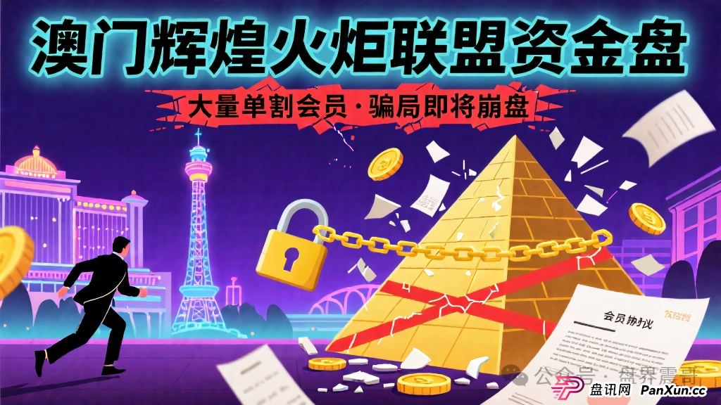 澳门辉煌火炬联盟资金盘，大量单割会员，骗局即将崩盘