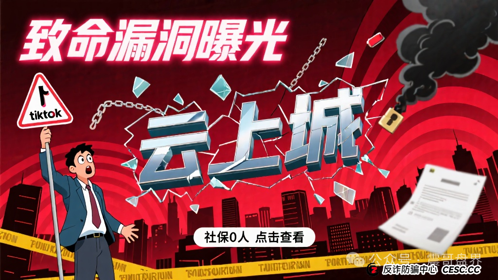 云上城tiktok致命漏洞曝光，空壳公司？社保0人？