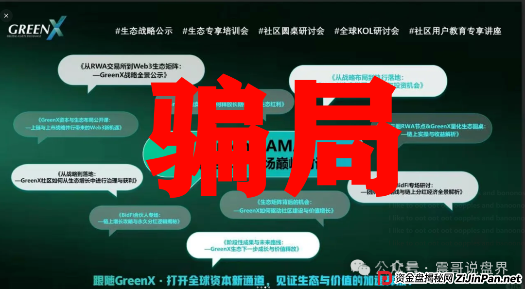 震哥扒皮“绿专GreenX”：牌照、纳斯达克全是戏，本质还是资金盘！