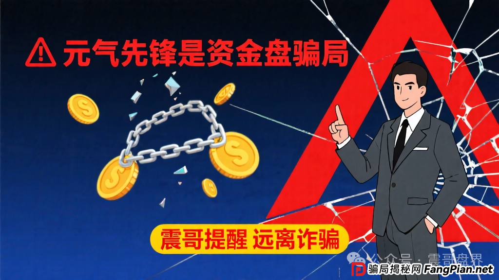 元气先锋是资金盘骗局，震哥提醒远离诈骗
