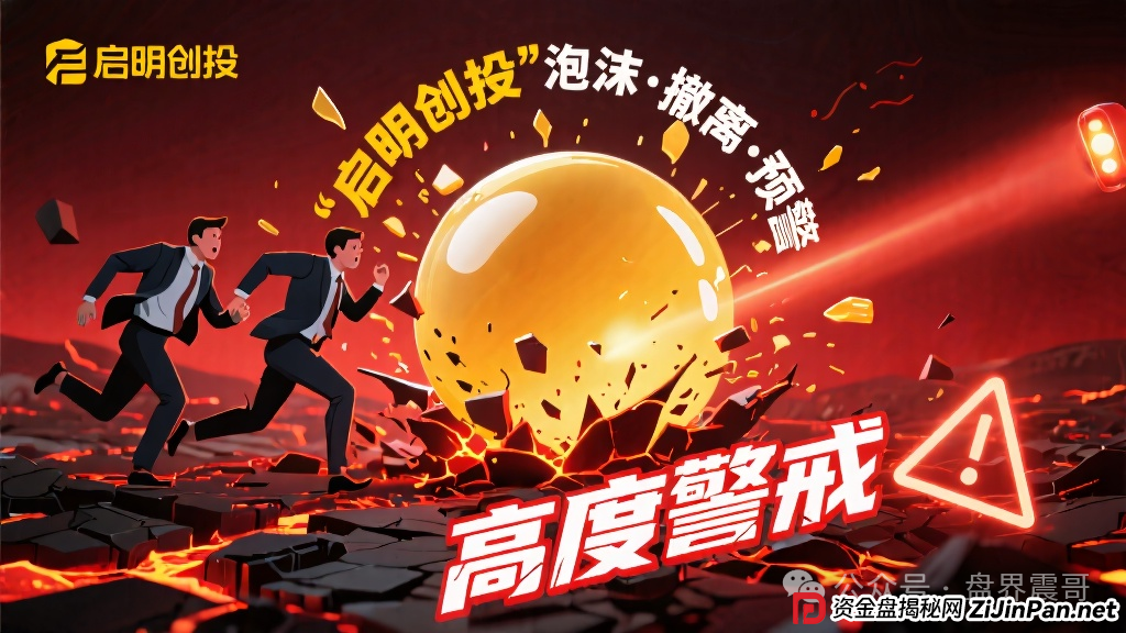 “启明创投”资金盘骗局,泡沫很大,抓紧撤离,高度预警