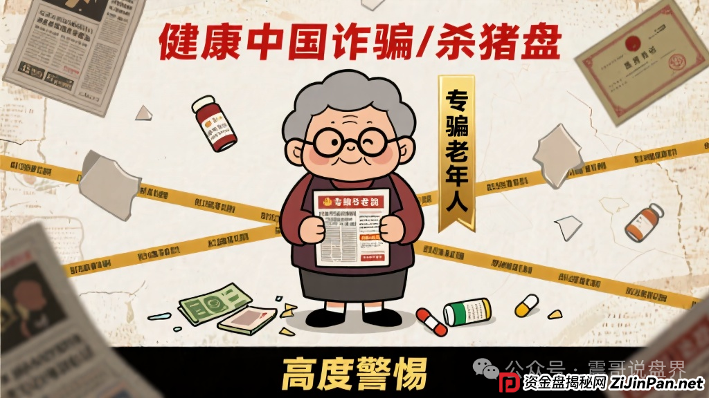 健康中国诈骗杀猪盘,专骗老年人,高度警惕