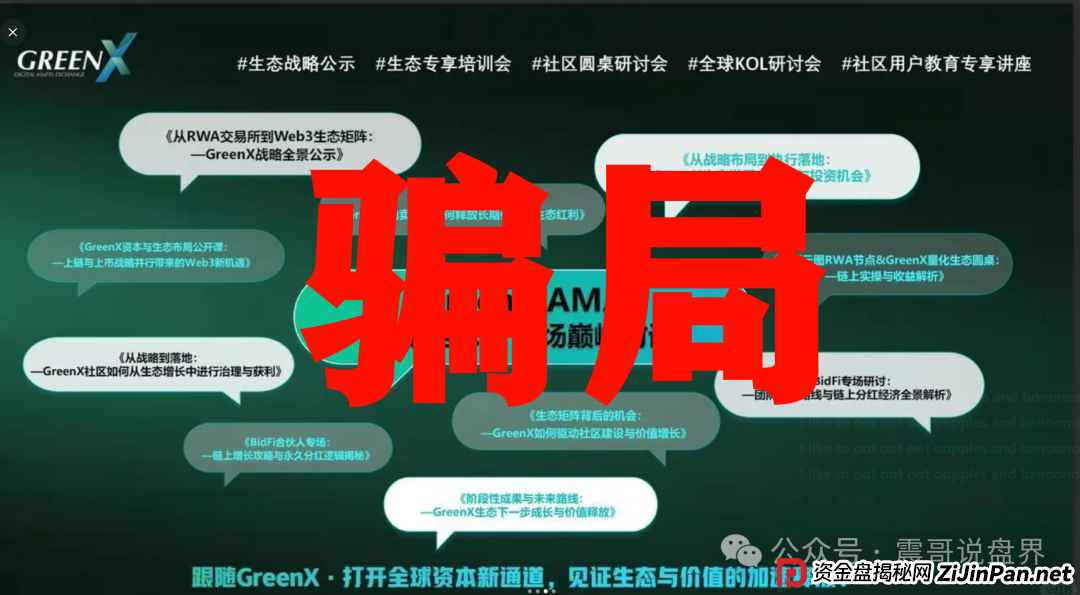 绿专GreenX：震哥带你扒开这个“高大上”的资金盘骗局
