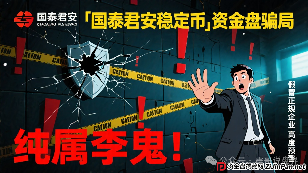 ＂国泰君安稳定币＂资金盘骗局纯属李鬼！假冒正规企业，高度预警