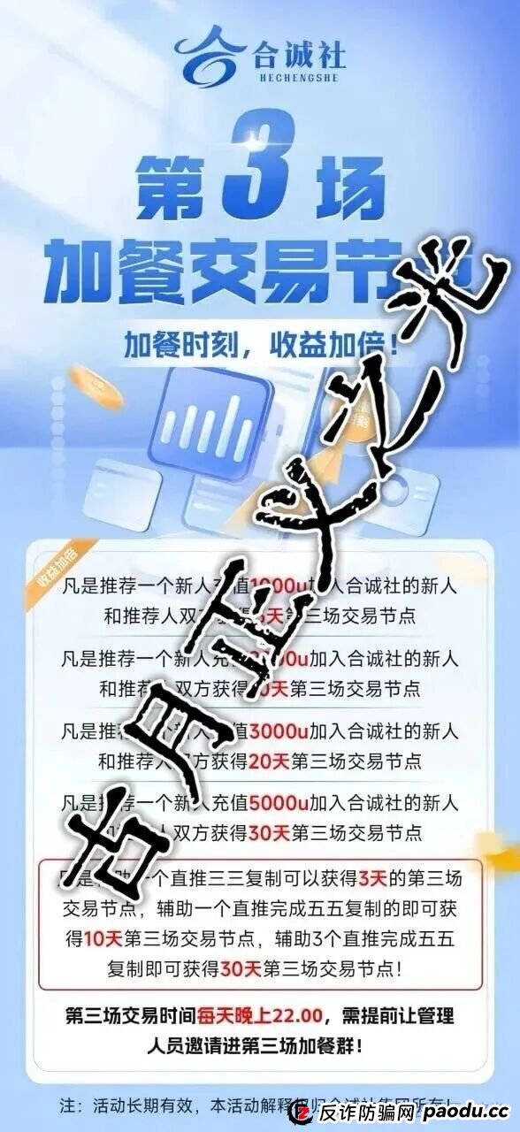 环宇汇交易所（合诚社）合约跟单类资金盘骗局，之前“先锋领航俱乐部”柬埔寨骗子搞的平移重启盘，又来割韭菜杀猪了…