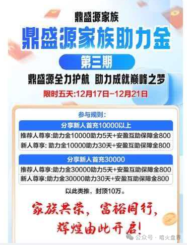 “创运马会”资金盘骗局，思科国际原班人马操刀，再次改名为鼎盛源继续收割！