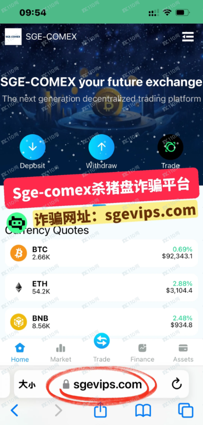 SGE-COMEX虚假交易,诈骗黑平台币杀猪盘!