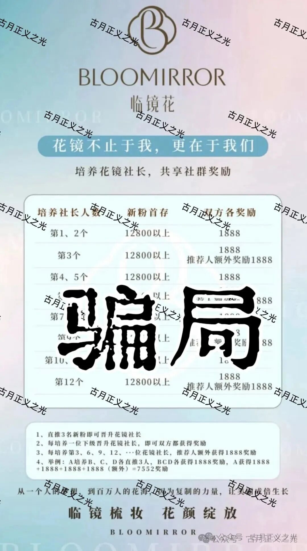 曝光：临镜花骗局大量投诉反诈文章，实名举报临镜花（香港）美妆有限公司进行非法集资诈骗活动，马上要崩盘跑路了！