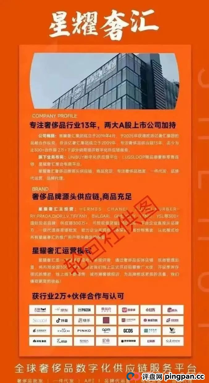 【星耀奢汇】 一轮圈短命分红盘 高度预警切勿参与(1)